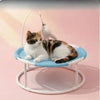 Round Elevated Pet Bed for Year-Round Lounging