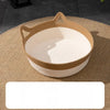 Handwoven Rattan Cat Bed for Cats & Small Dogs